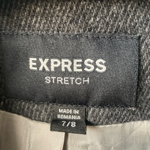 Express women’s wool stretch blazer size 7/8 - Picture 3 of 6